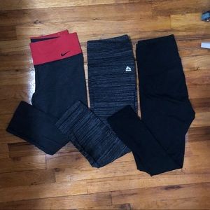 Work out leggings bundle {Nike, Gap Fit, RBX}